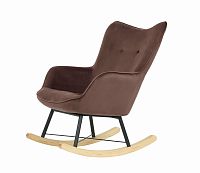Кресло качалка Манго ножки бук/металл - фото
